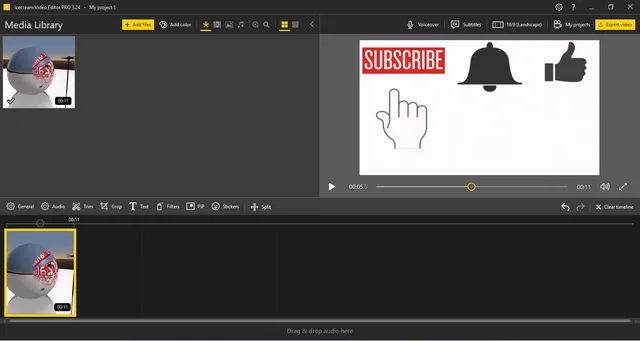 Icecream Video Editor برنامج بسيط لتحرير الفيديو يتيح إنشاء مقاطع بسهولة، مزود بأدوات مثل القص والتأثيرات، ويدعم عدة تنسيقات.